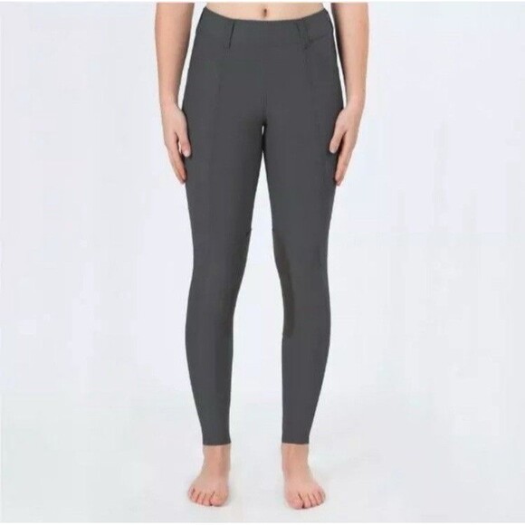 Irideon Issential Cargo Knee Patch Riding Jodhpur Pants M Graphite Gray Stretchy